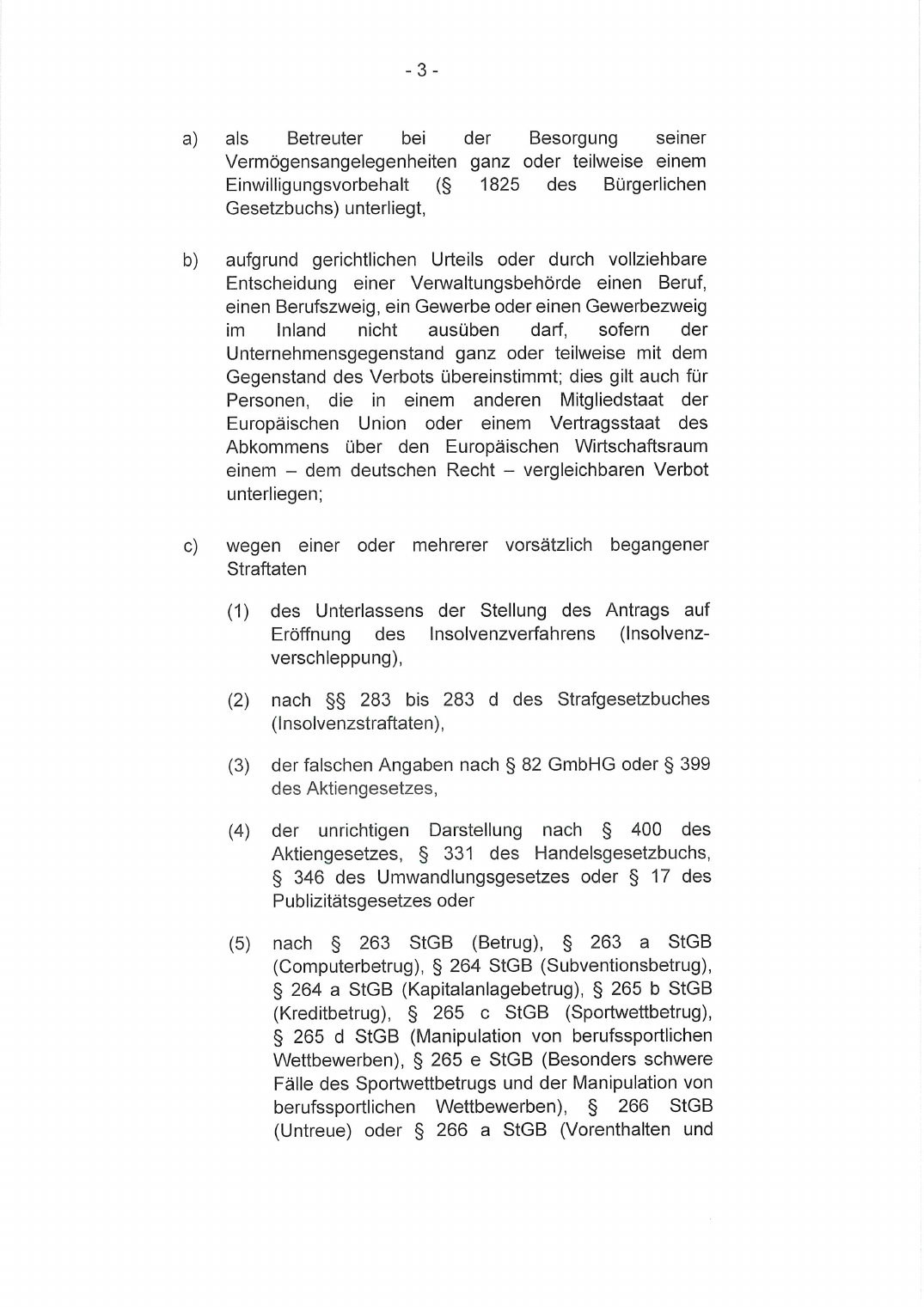Al Masdar Beteiligungs GmbH registration document, page 19