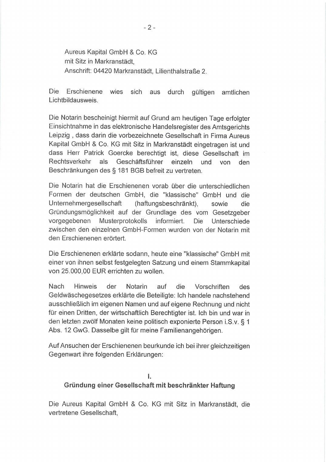 Al Masdar Beteiligungs GmbH registration document, page 27