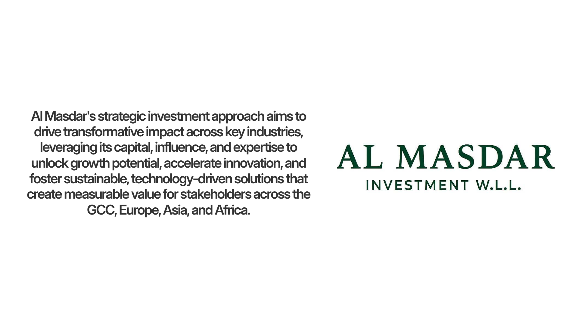 Investitionsstrategie von Al Masdar Investment WLL, Seite 15 von 15