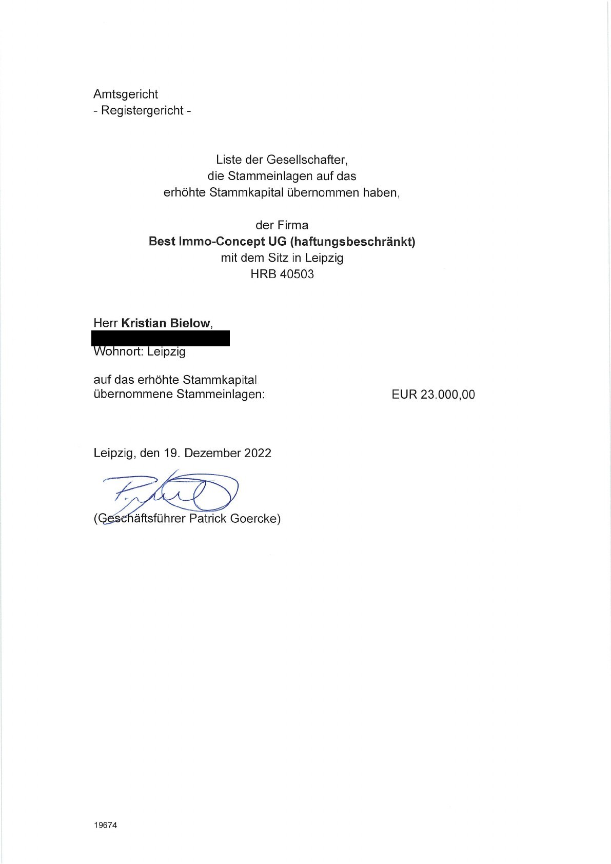 Best Immo-Concept GmbH commercial-register file, page 1