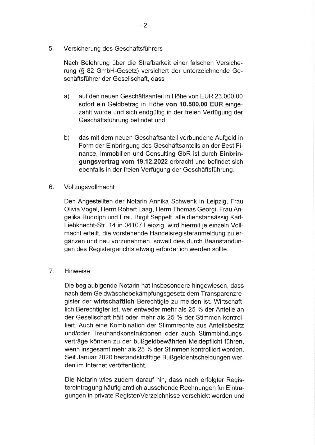 Best Immo-Concept GmbH commercial-register file, page 39