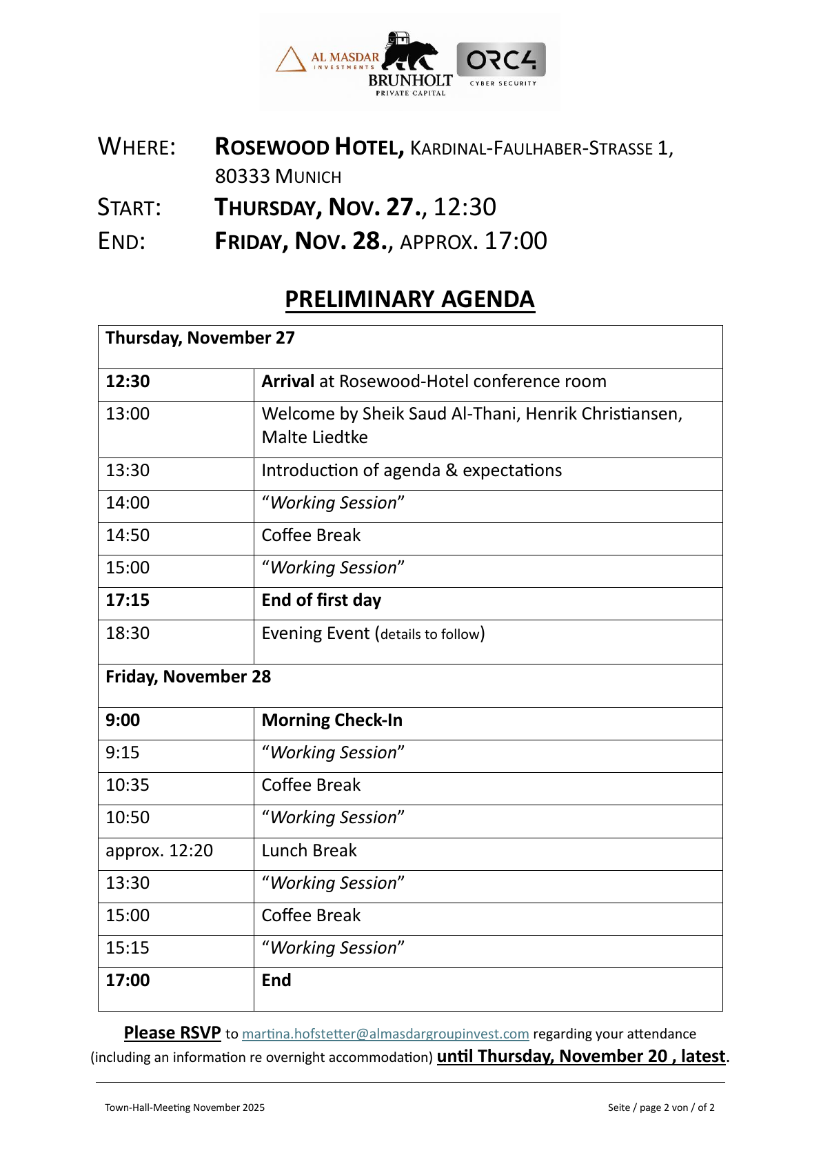 Town-Hall-Einladung, Seite 2
