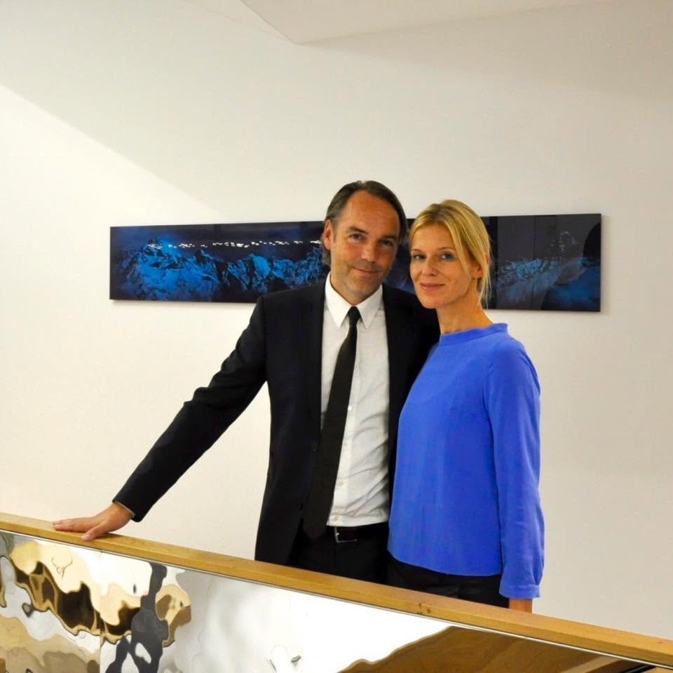 Daniel Hildmann and Daniela Wilke together in an interior setting