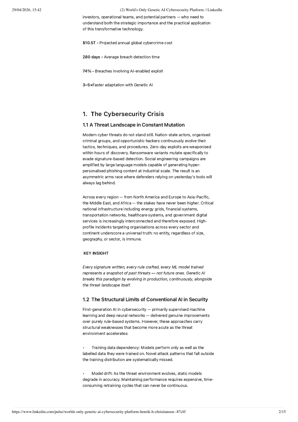 Seite 2 des von Henrik H. Christiansen am 29. April 2026 auf LinkedIn veröffentlichten ORC4-Whitepapers