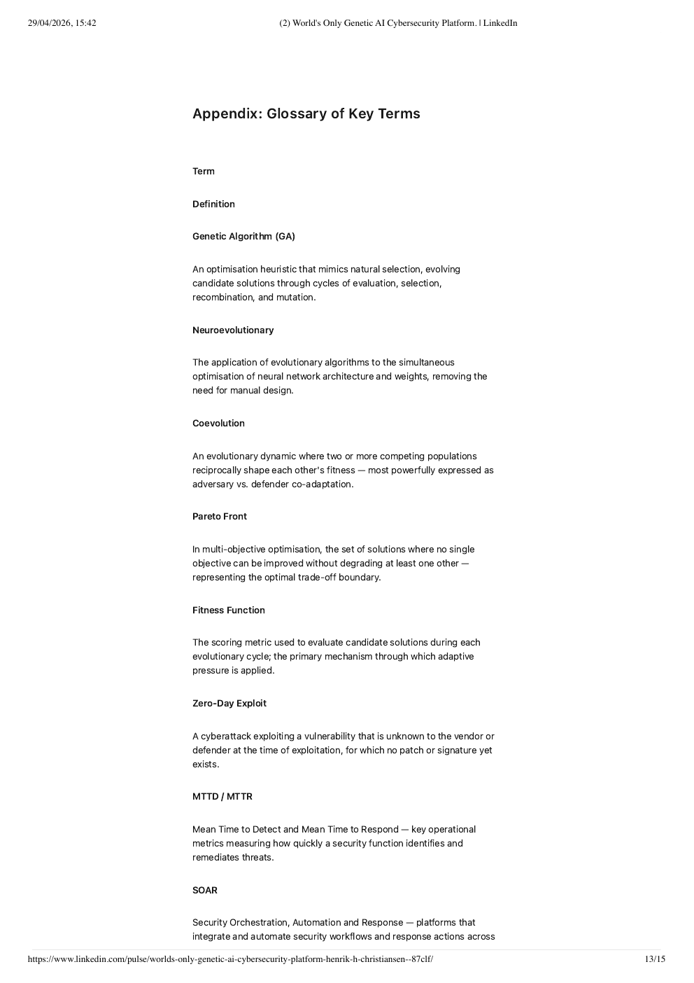 Seite 13 des von Henrik H. Christiansen am 29. April 2026 auf LinkedIn veröffentlichten ORC4-Whitepapers