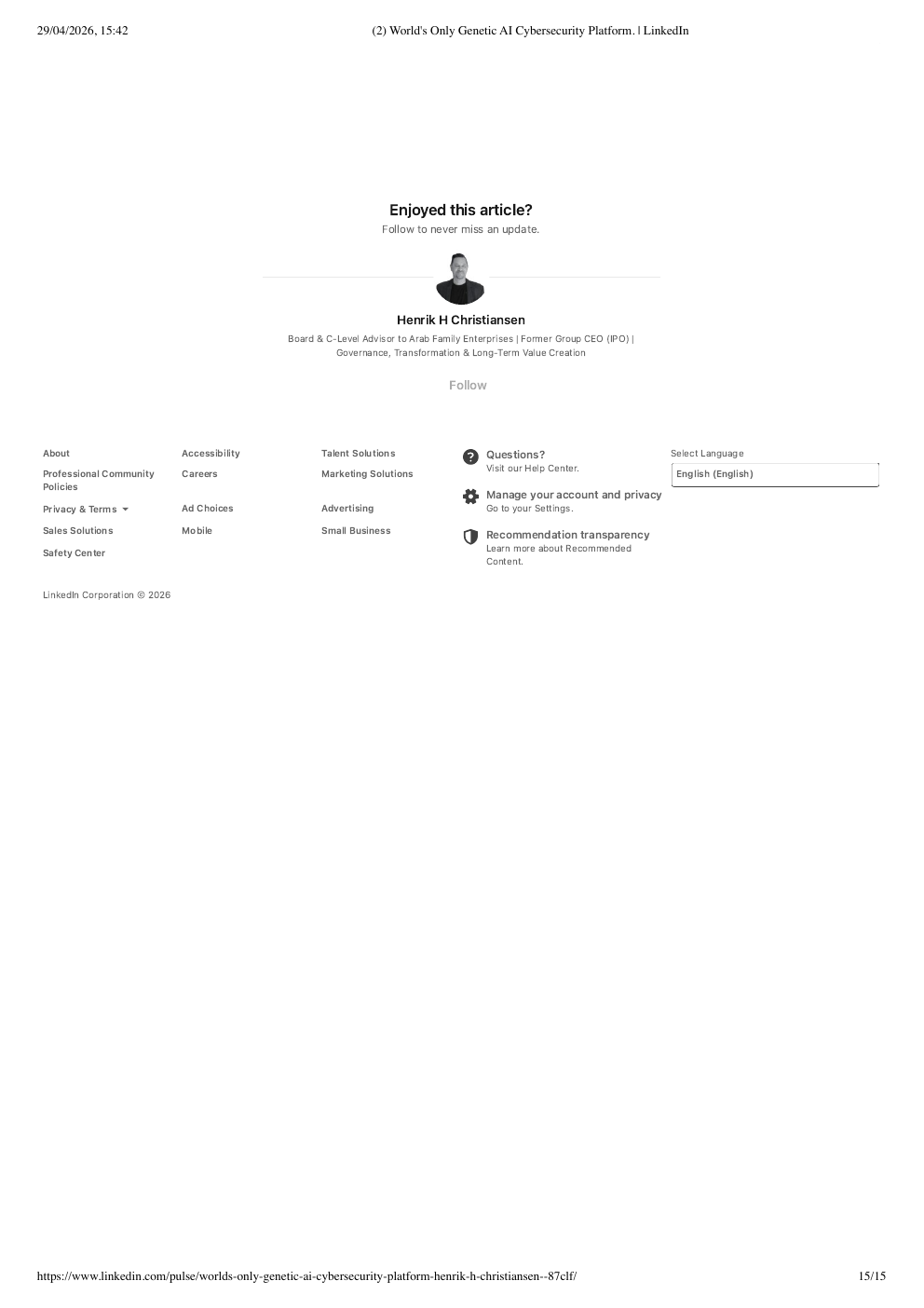 Seite 15 des von Henrik H. Christiansen am 29. April 2026 auf LinkedIn veröffentlichten ORC4-Whitepapers