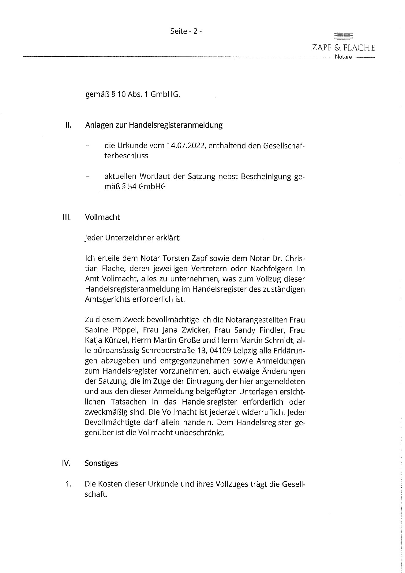SOLARWORKS GmbH registration document, page 4