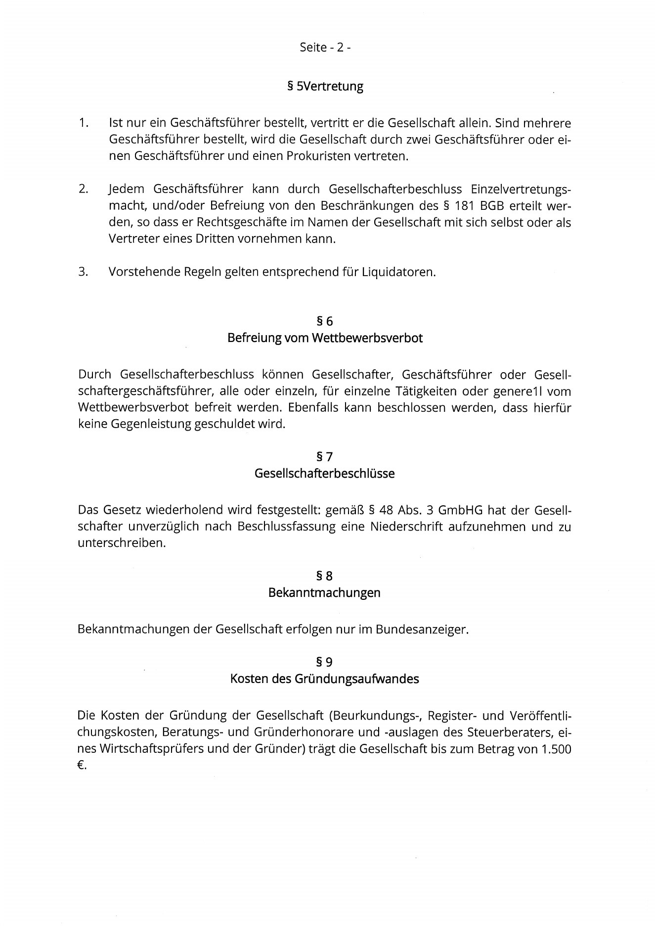 SOLARWORKS GmbH registration document, page 10